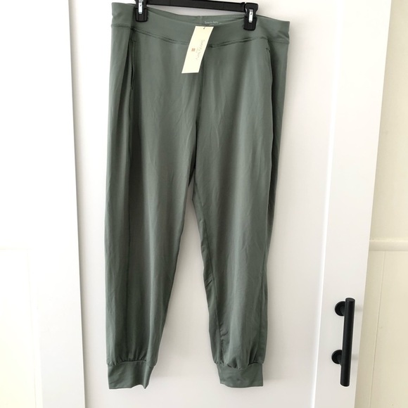 Sweaty Betty Sage Green Gary Yoga Trouser Joggers 14 - Picture 3 of 12